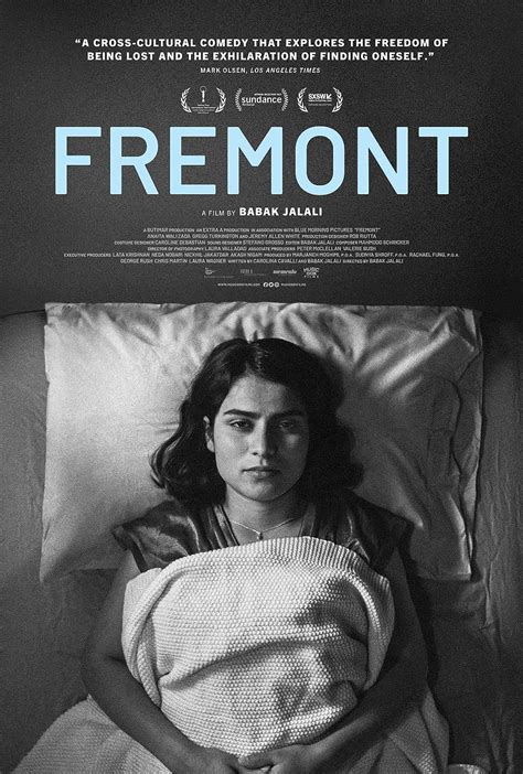 Fremont movies - Fremont. USA | 2023 | 91 min. | Babak Jalali. In this comforting, lowkey, and dryly funny dramedy, an Afghan immigrant who previously worked as a U.S. military translator finds work in a San Francisco-based Chinese fortune cookie factory, where she desperately longs for connection and peace. You'd be hard-pressed to find a more comforting movie ...
